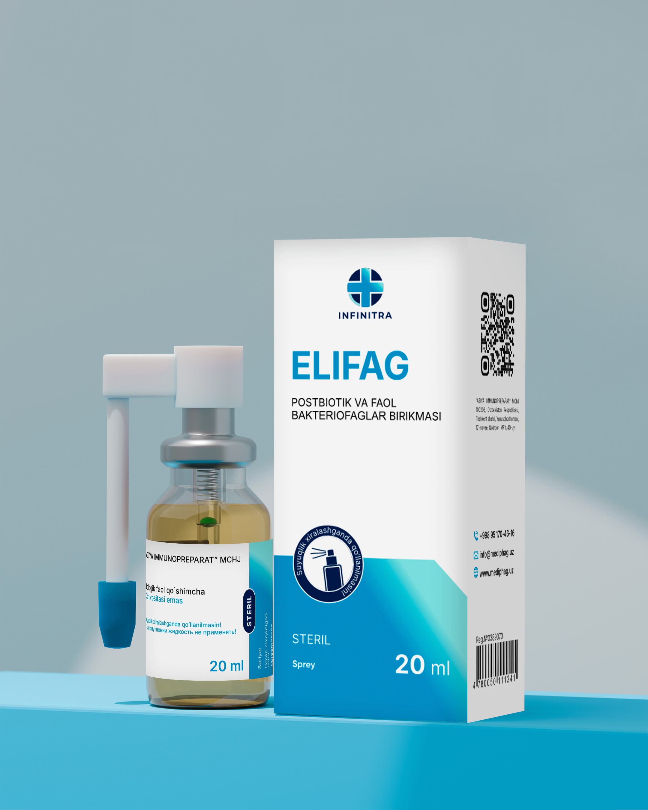 Biologik faol qo‘shimcha sprey "ELIFAG"