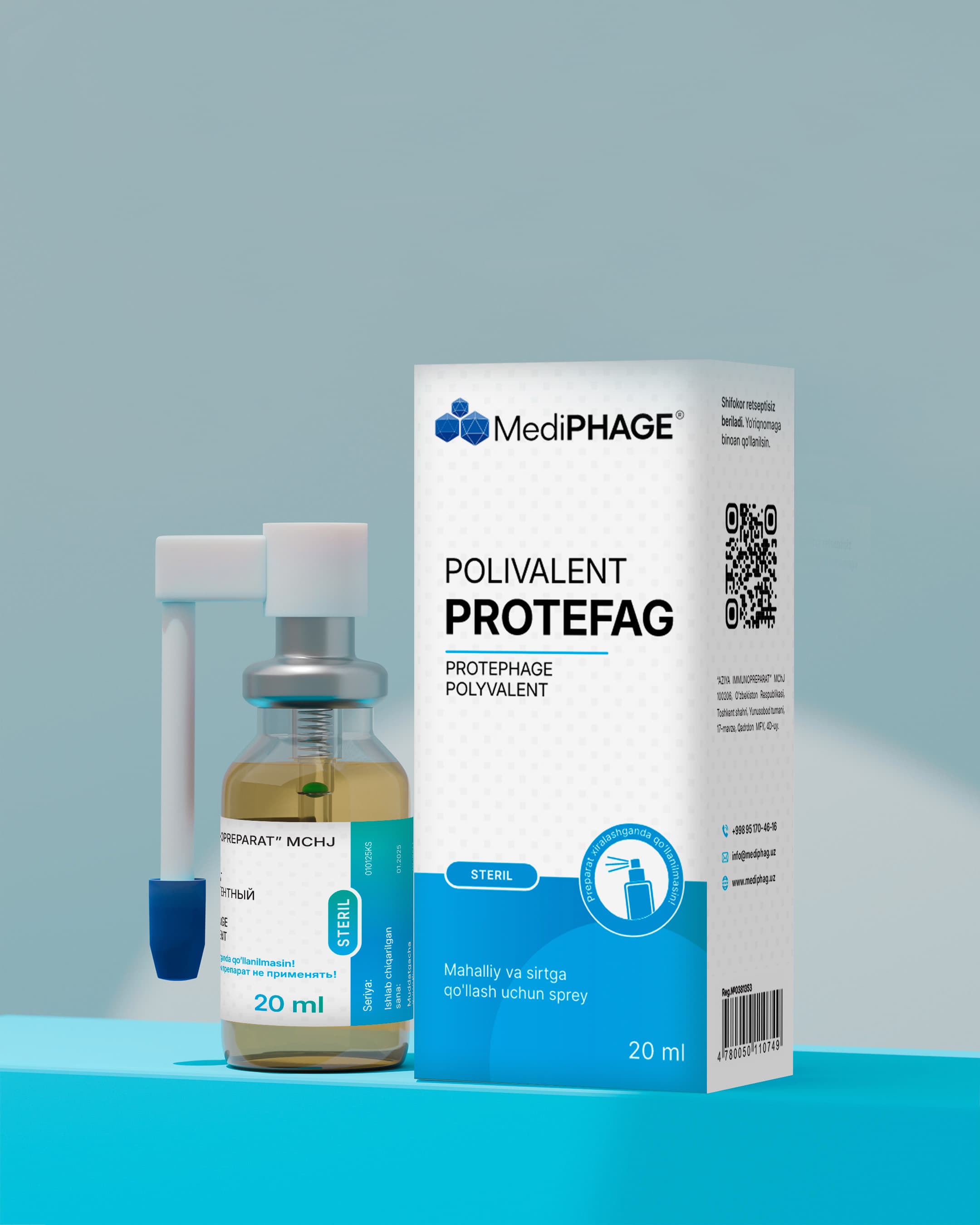 Bakteriofag sprey "PROTEPHAG" (klinik)